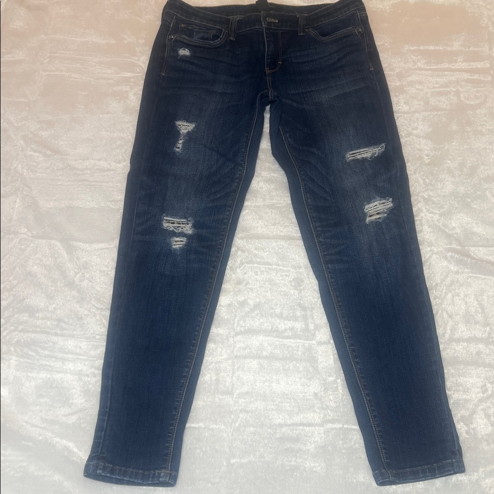 White House Black Market Dark Blue Jeans